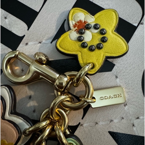 Coach Outlet Mystical Floral Wildflower Cluster Bag Charm - Picture 2 of 3